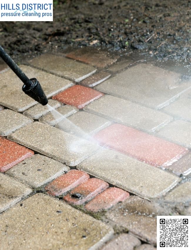 What equipment is used for roof washing?