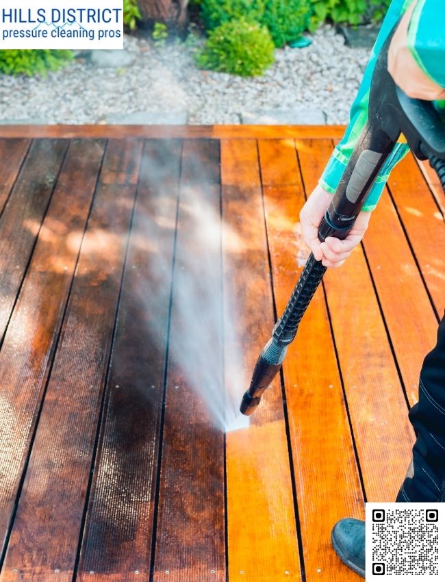 How does Hills District Pressure Cleaning Pros handle waste water?